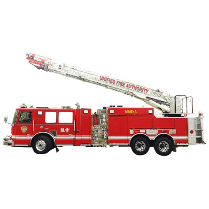 38 M HIGH-LIFT JET FIRE TRUCK  Chassis model : Mercedes-Benz 3341E5  Engine rated power : 320/1600 kW/rpm Working Height : 38 m