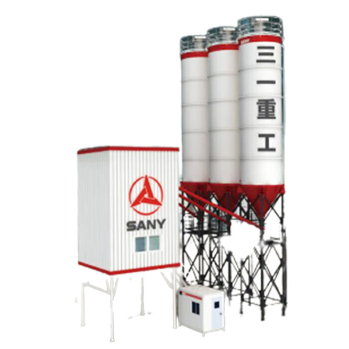 75M3/H CONCRETE MIXING PLANT  Theoretical productivity : 75m3/h  Aggregate capacity : 3X10 m3 Silo capacity : 2X100t