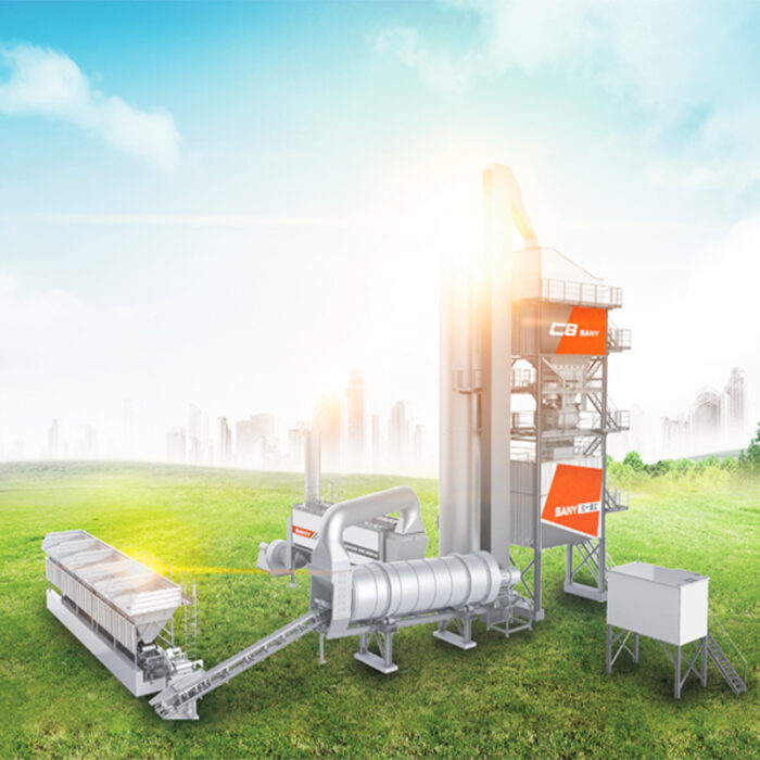 SLB2000C8 110-180T/H ASPHALT BATCHING PLANT  Rated productivity : 110 - 180 t/h  Max Total Power : 380 KW